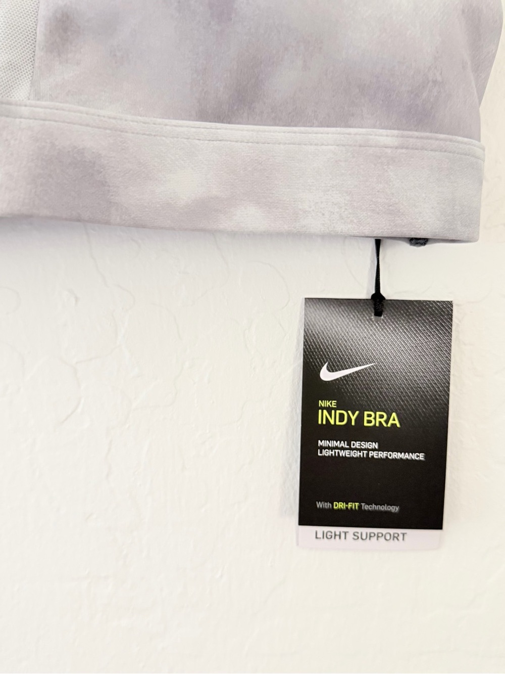 Nike Women’s Sports Bra in Gray Tie-Dye - Picture 3 of 9